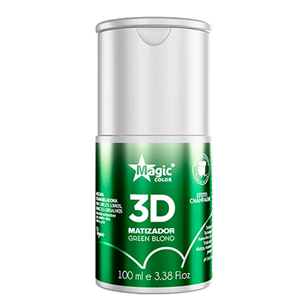 Matizador 3d Magic Color Green Blond Efeito Champagne 100ml