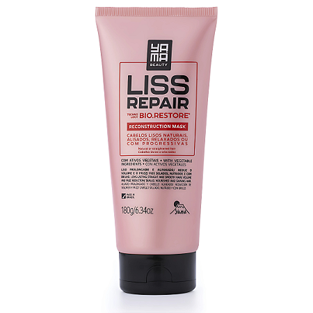 Yamá Máscara Capilar Liss Repair 180g Original!