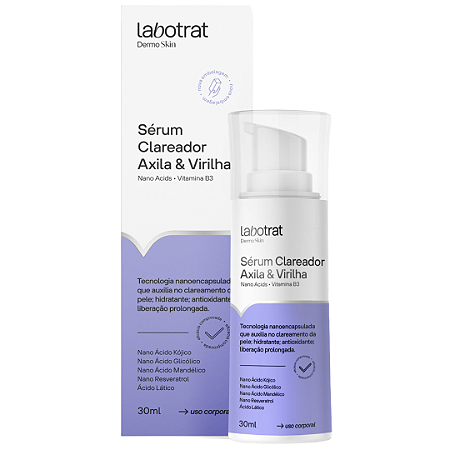 Sérum Clareador Axila E Virilha Dermo Skin Labotrat 30ml