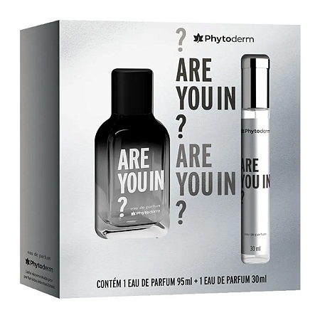 Kit Phytoderm Eau De Parfum Are You In 95ml + 30ml Original!