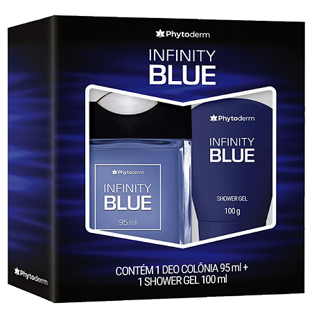 Kit Phytoderm Infinity Blue 95ml + Shower Gel 100g Original!