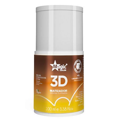Matizador 3d Magic Color Morena Iluminada Mel 100ml