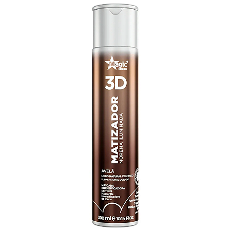 Matizador 3d Magic Color Morena Iluminada Avelã 300ml