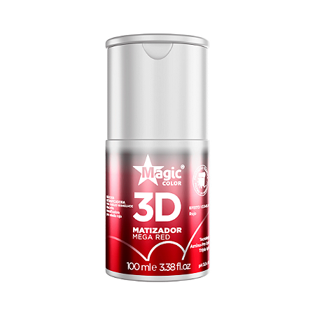 Matizador Magic Color 3d Mega Red Efeito Intenso 100ml