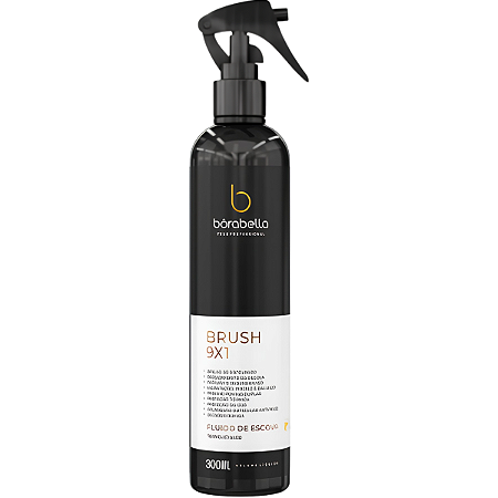 Fluído De Escova Brush Borabella 9x1 Multifuncional 300ml