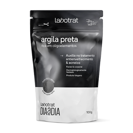 Argila Preta Dia A Dia Labotrat 100g
