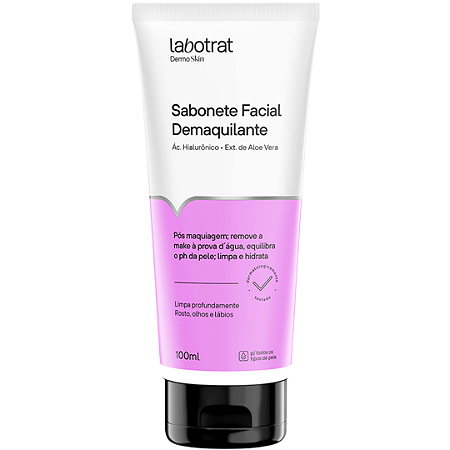 Sabonete Facial Demaquilante Dermo Skin 100ml Labotrat