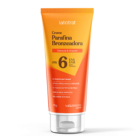 Parafina Bronzeadora Cenoura E Urucum Fps6 90g Labotrat