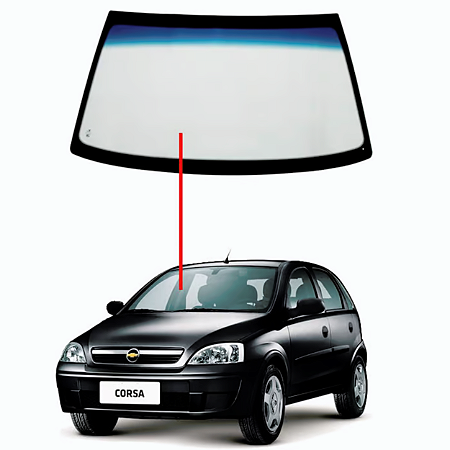 Parabrisa Corsa II Montana 2003 a 2014 2015 2016 2017 Degrade