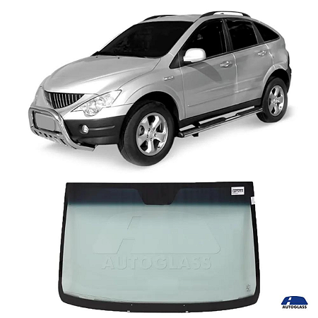 Parabrisa sangyong Actyon Kyron 2007 a 2012 Verde Faixa Azul Fanavid