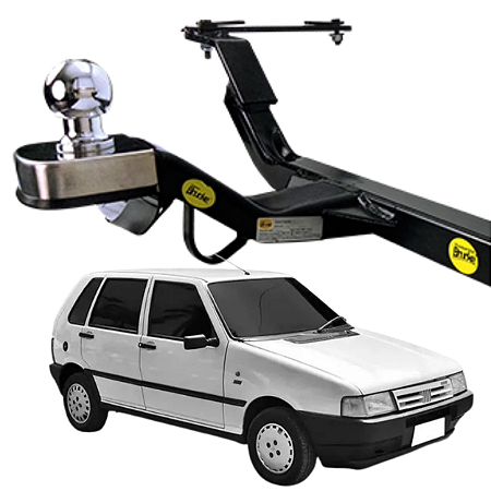 Engate Reboque Rabicho Fiat Uno 1984 A 2003 700kg Fixo Brucker