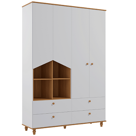 ROUPEIRO CASINHA A2180XL1480XP470MM-COR:BRANCO/NATURE