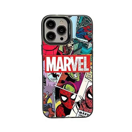 Case Capinha Spider Marvel Celular iPhone 15 Pro Max
