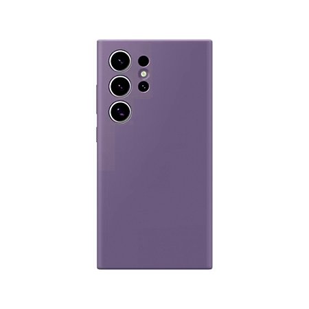 Case Capinha Silicone Protetora Celular Samsung S24 Ultra