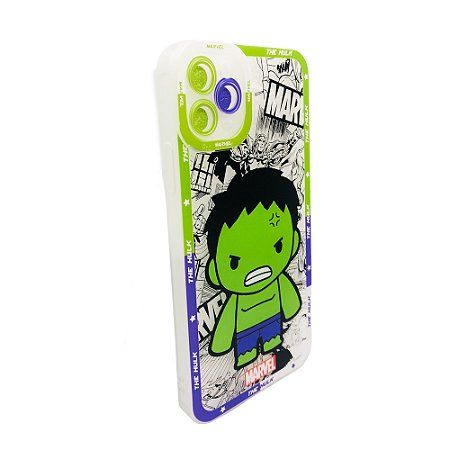 Case Capinha Incrivel Hulk Marvel Celular iPhone 13 Pro
