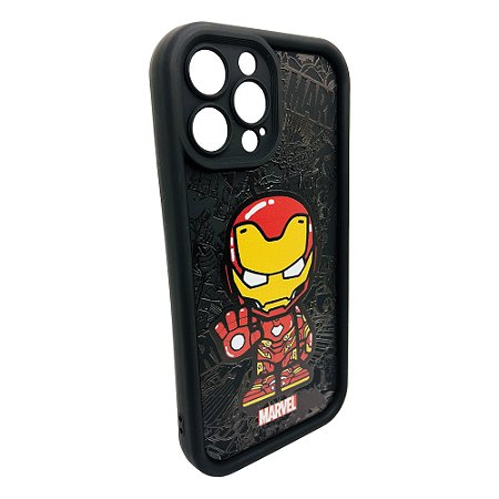 Case Capinha Protetora Iron Man Celular iPhone 15 Pro Max