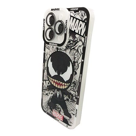 Capinha Protetora Venom Marvel Celular iPhone 15 Pro Max