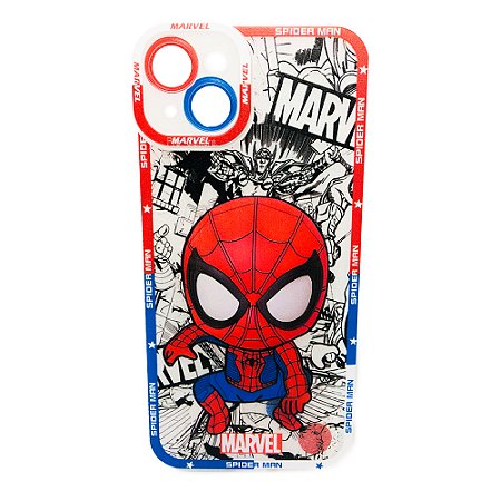Case Capinha Homem Aranha Marvel Celular iPhone 15 Plus