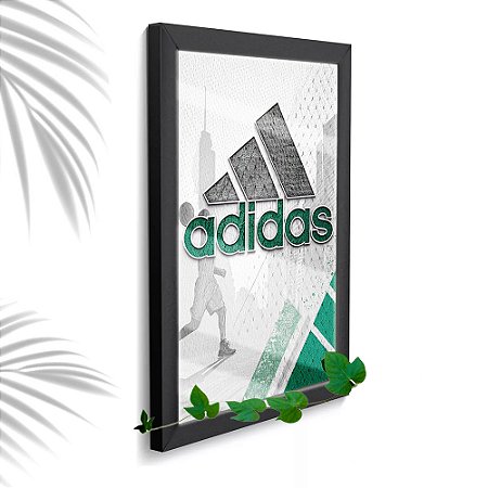 Quadro Decorativo Stan Sport Sala Escritório + Vidro 33x25cm