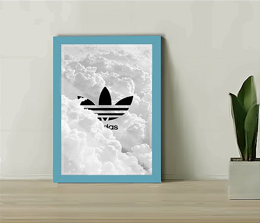 Quadro Decorativo Star Cloud Sala Escritório +Vidro 33x25 A4
