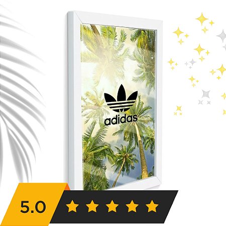Quadro Decorativo Tango Tropical Loja Empresa + Vidro 33x25