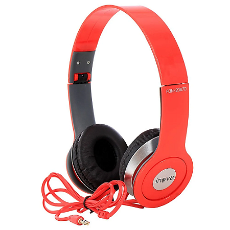 Fone de Ouvido Headphone Inova S/ Microfone Estéreo Grave