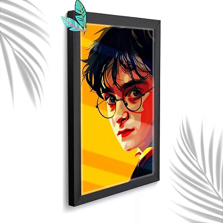 Quadro Decorativo Harry Potter Suspence + Vidro 33x25 Sala