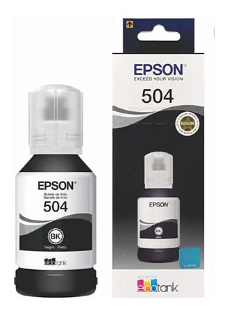 Tinta De Impressora Epson T504 Preto De 127 ml Original