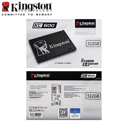 SSD Kingston kc600 2.5" Sata 3.0 Sólido 512GB