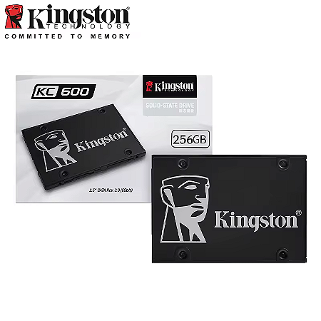 SSD Kingston kc600 2.5" Sata 3.0 Sólido 256GB