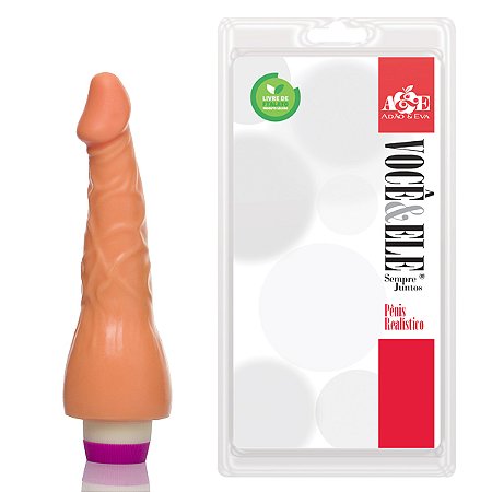 Prótese Maciça explorer com vibro pele 20×4 cm - ADAO62