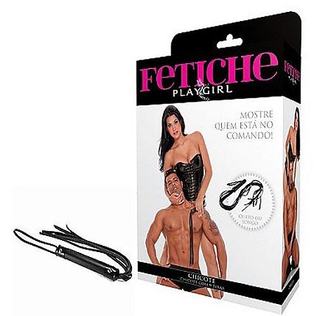Chicote Courvin com 9 tiras 40cm - LS002