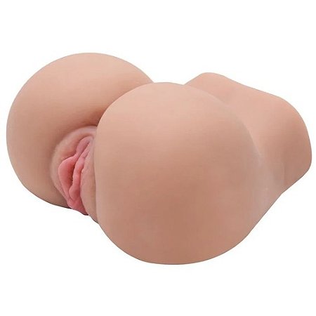 Bunda Realistica em Cyber Anus e Vagina com Vibro  18x18,5x7 - 9068