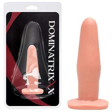 Plug Anal Iniciante Maciço Pele 10 X 2,8Cm - 4892