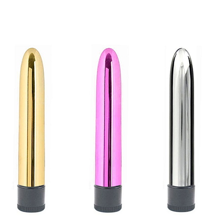 Vibrador Personal Cromado 13 cm Multivelocidade - 6071