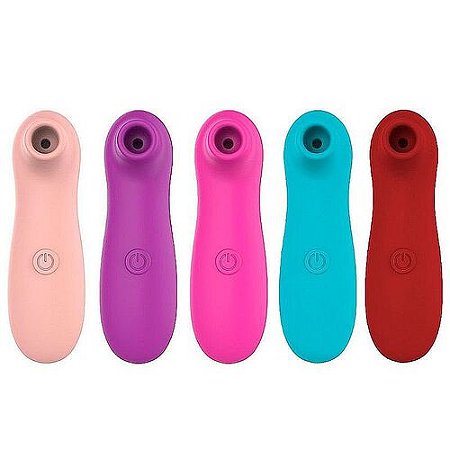 Vibrador Estimulador de clitóris com Sucção 7 Funções Cores - 6756