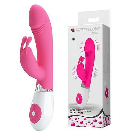 Vibrador Ponto G Gene em Silicone Dupla Estimulação - 30 Velocidades - 6143