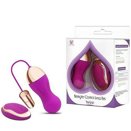 Vibrador Bullet Ponto G Recarregável Wireless Controle 10 Funções Rosa - 5781