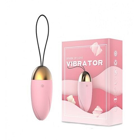 Vibrador Bullet em silicone 10 vibrações super macio Rosa - 4510