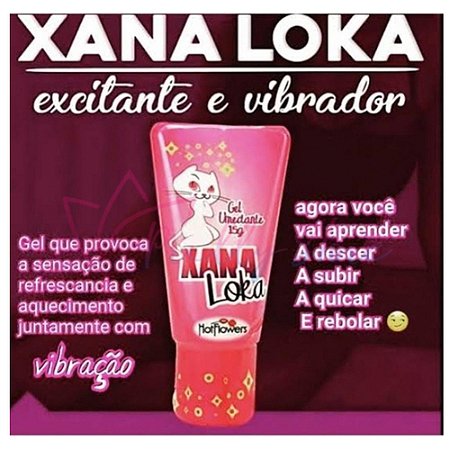 Xana Loka Excitante Feminino Esquenta, Esfria e Vibra 15Gr - 3045
