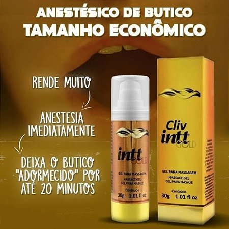 Anestésico Anal Cliv Gold Extra Forte 30gr - 73677