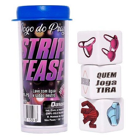 Dados Jogo do Prazer Strip Tease - ER012