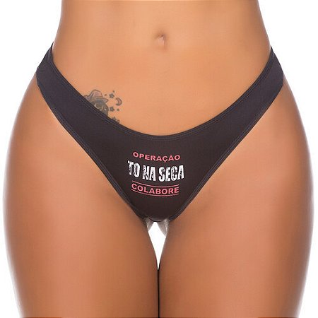 Tanga Operação Tô na Seca Sexy Fio Dental - 6083