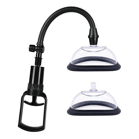 Bomba Vaginal de Sucção Manual com 2 Bocais - 7587