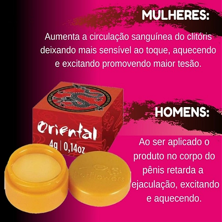 Pomada Oriental Unissex 4gr - 5893