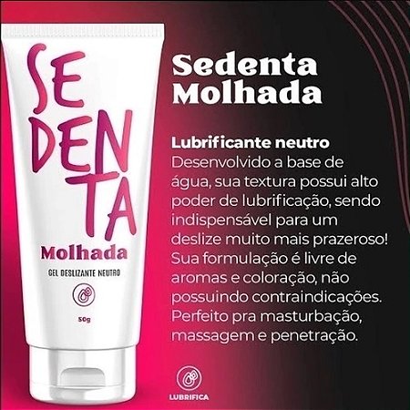 Lubrificante Neutro Sedenta com Silicone 50ml - 4140