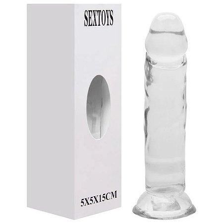 Prótese Maciça Silicone com Ventosa Cores 14,8 X 3 cm - 8226