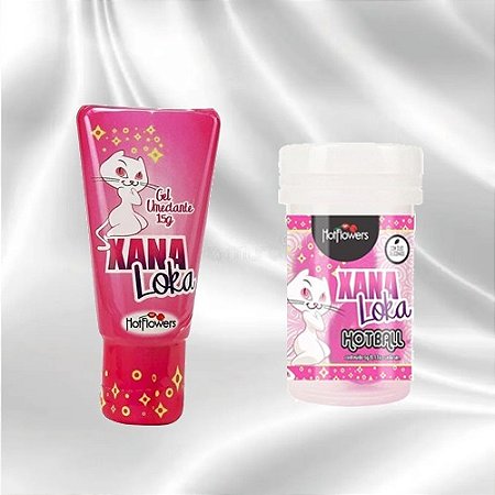 Kit Erótico Feminino Bolinha e Gel Excitante Xana Loka - 9050