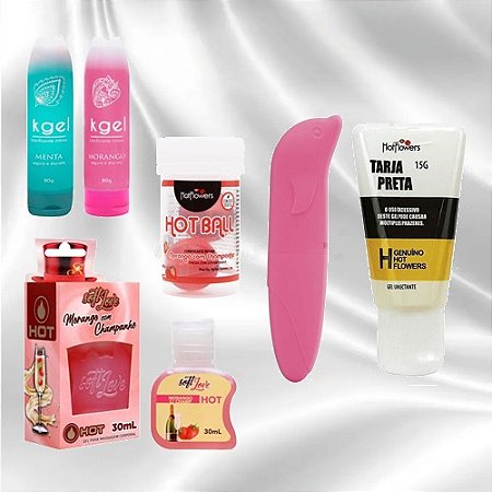 Kit Erótico Feminino Completo com 6 Produtos - 7033