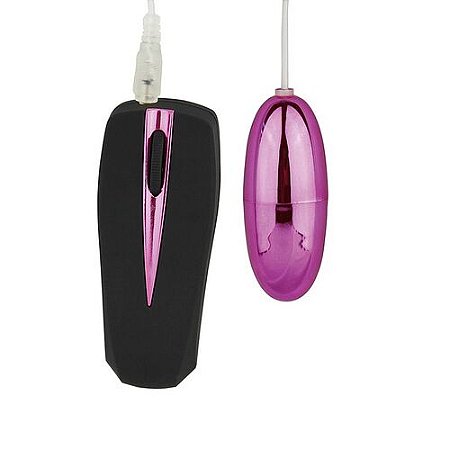 Vibrador Bullet com Controle Remoto com fio Roxo - 6815